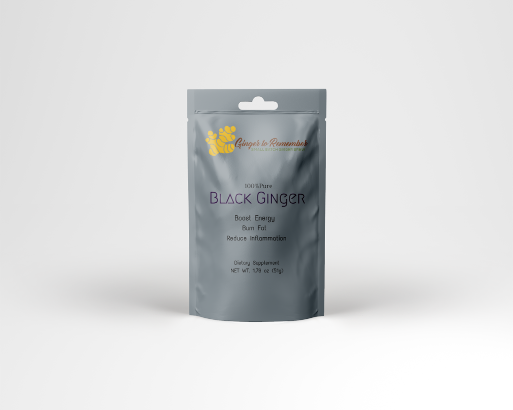 Black Ginger Supplement Ginger to Remember
